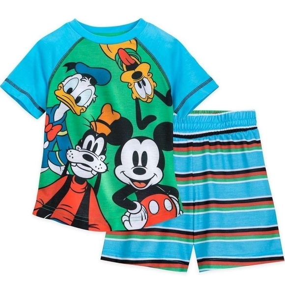 Disney Other - Disney Mickey Mouse and Friends Short Sleep Set for Boys
